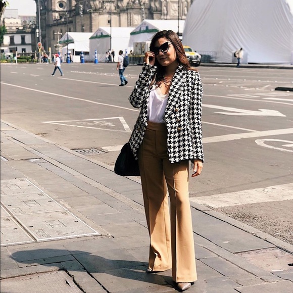 LAST ONE Zara Tweed Jacket Gold Buttons NWT - Picture 15 of 16